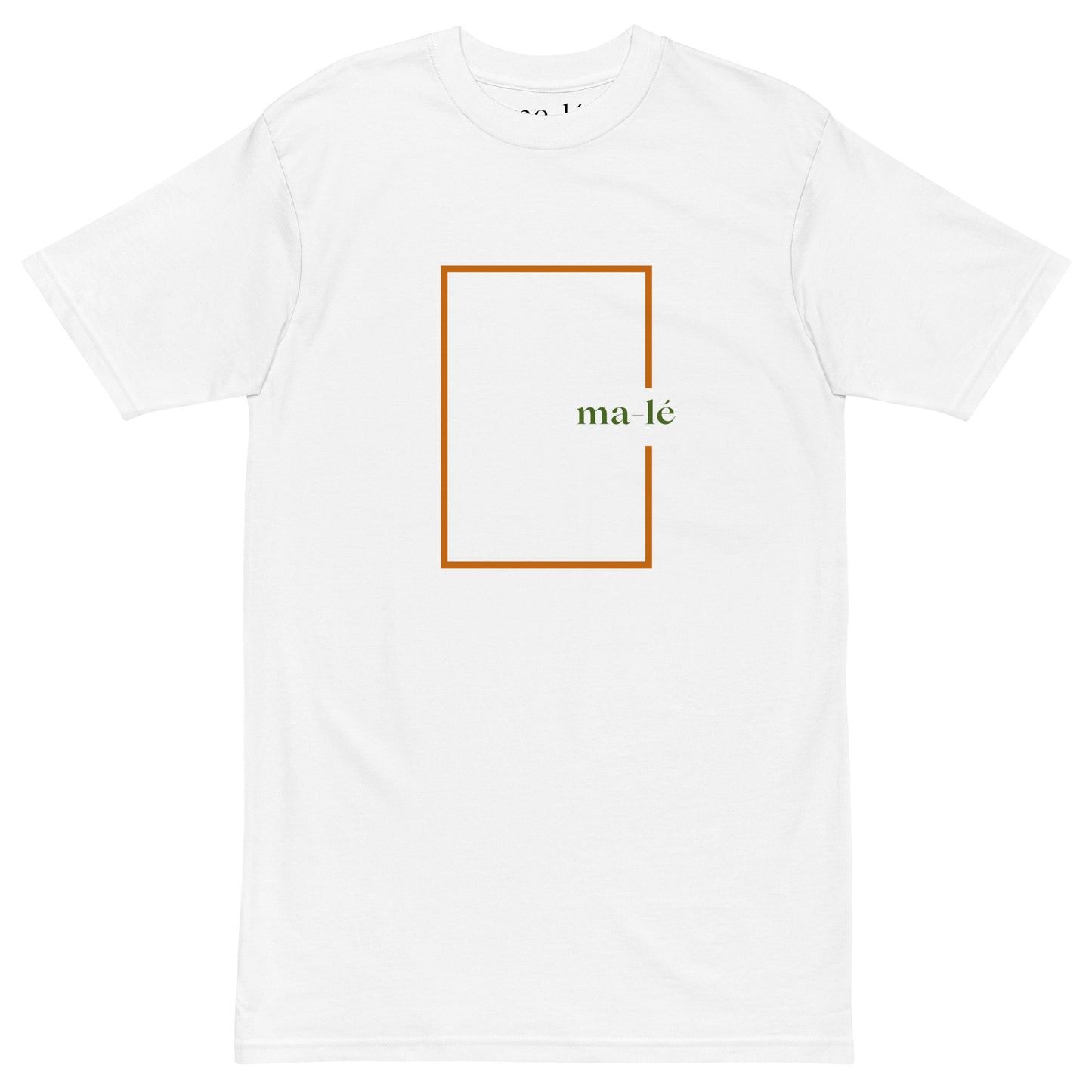 unisex relaxfit tee minimalist space -amber