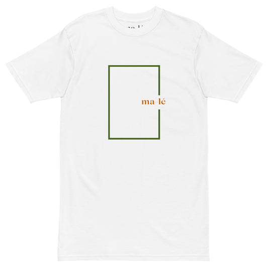 unisex relaxfit tee minimalist space -matcha