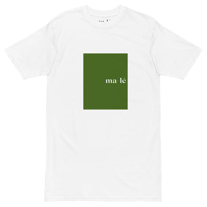 unisex relaxfit tee matcha block art