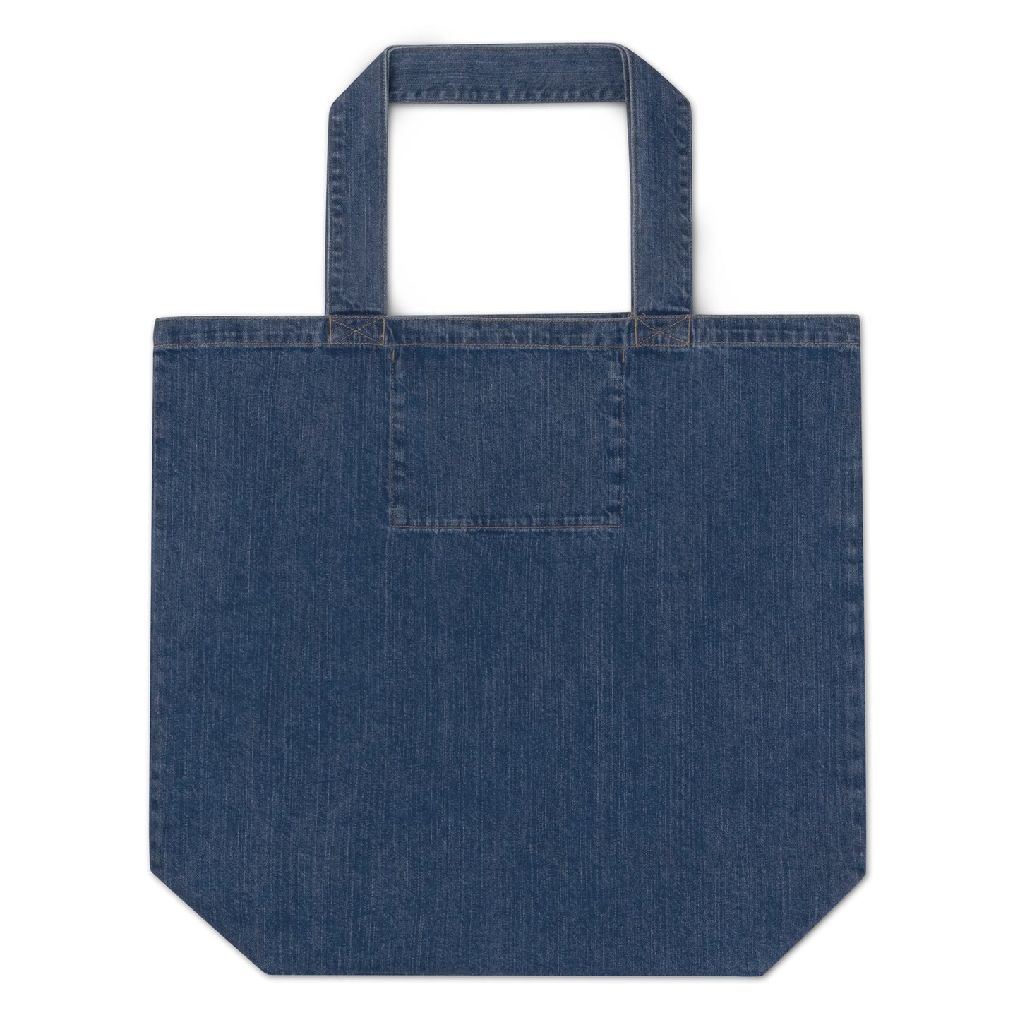 organic cotton denim ma-lé tote bag