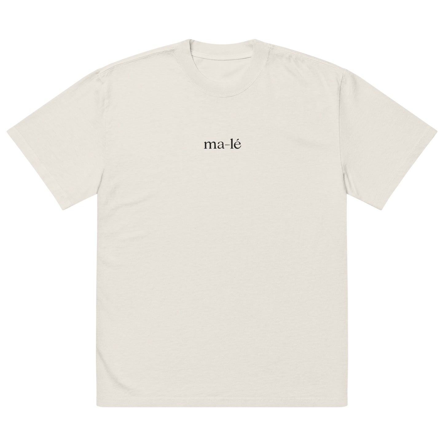 unisex oversized ma-lé signature tee