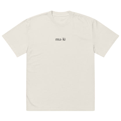 unisex oversized ma-lé signature tee