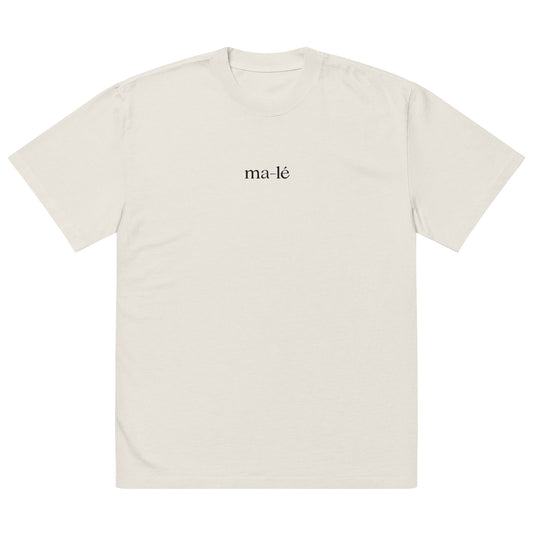 unisex oversized ma-lé signature tee