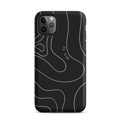 minimal line art phone case