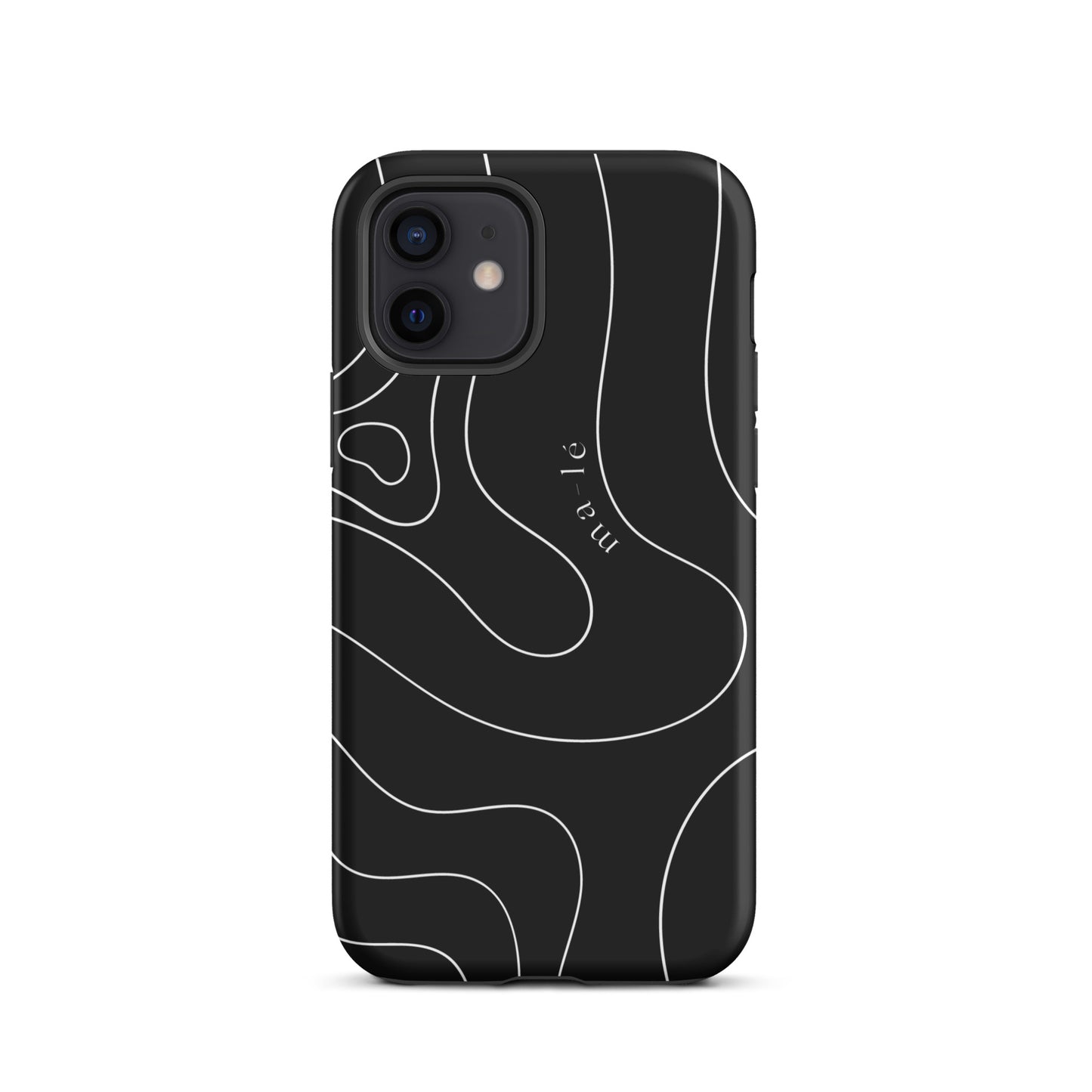 minimal line art phone case