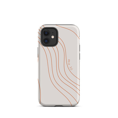 minimal line art phone case