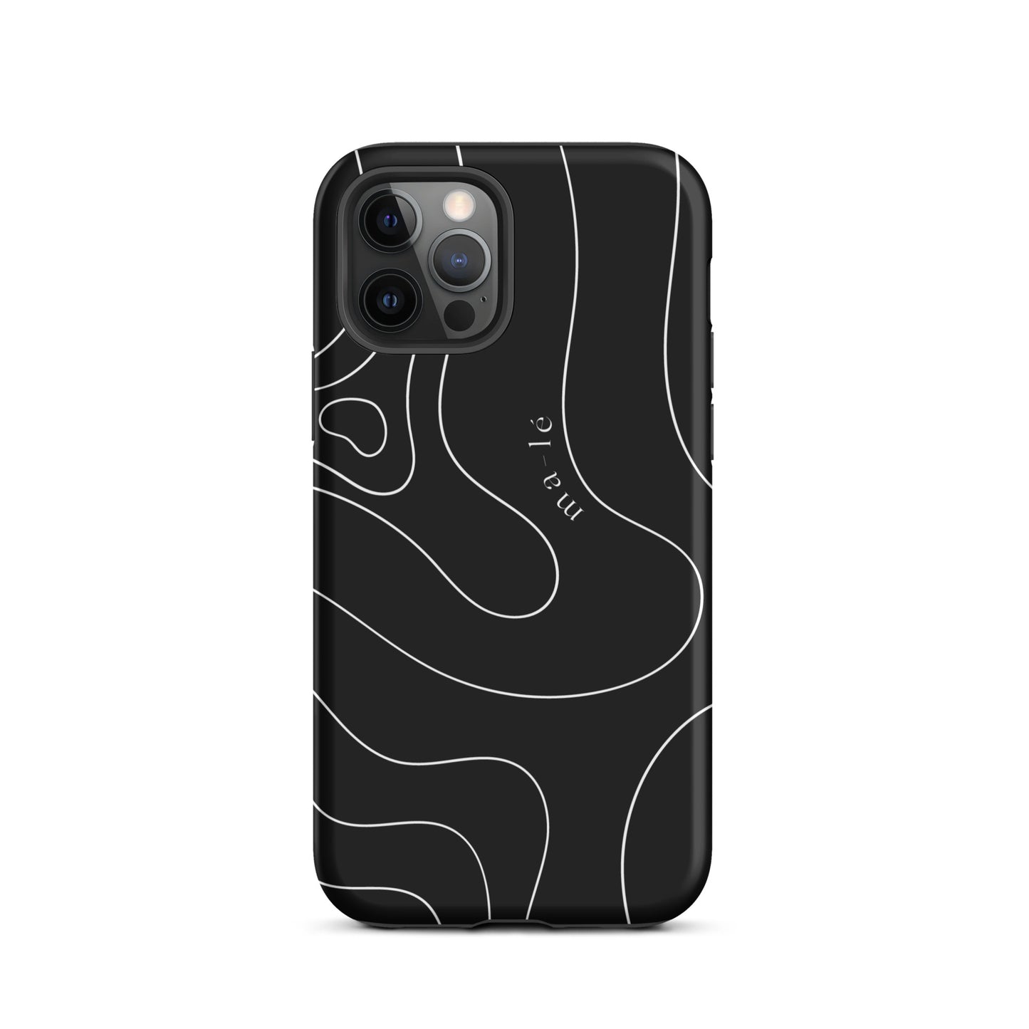 minimal line art phone case