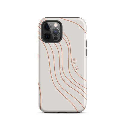 minimal line art phone case