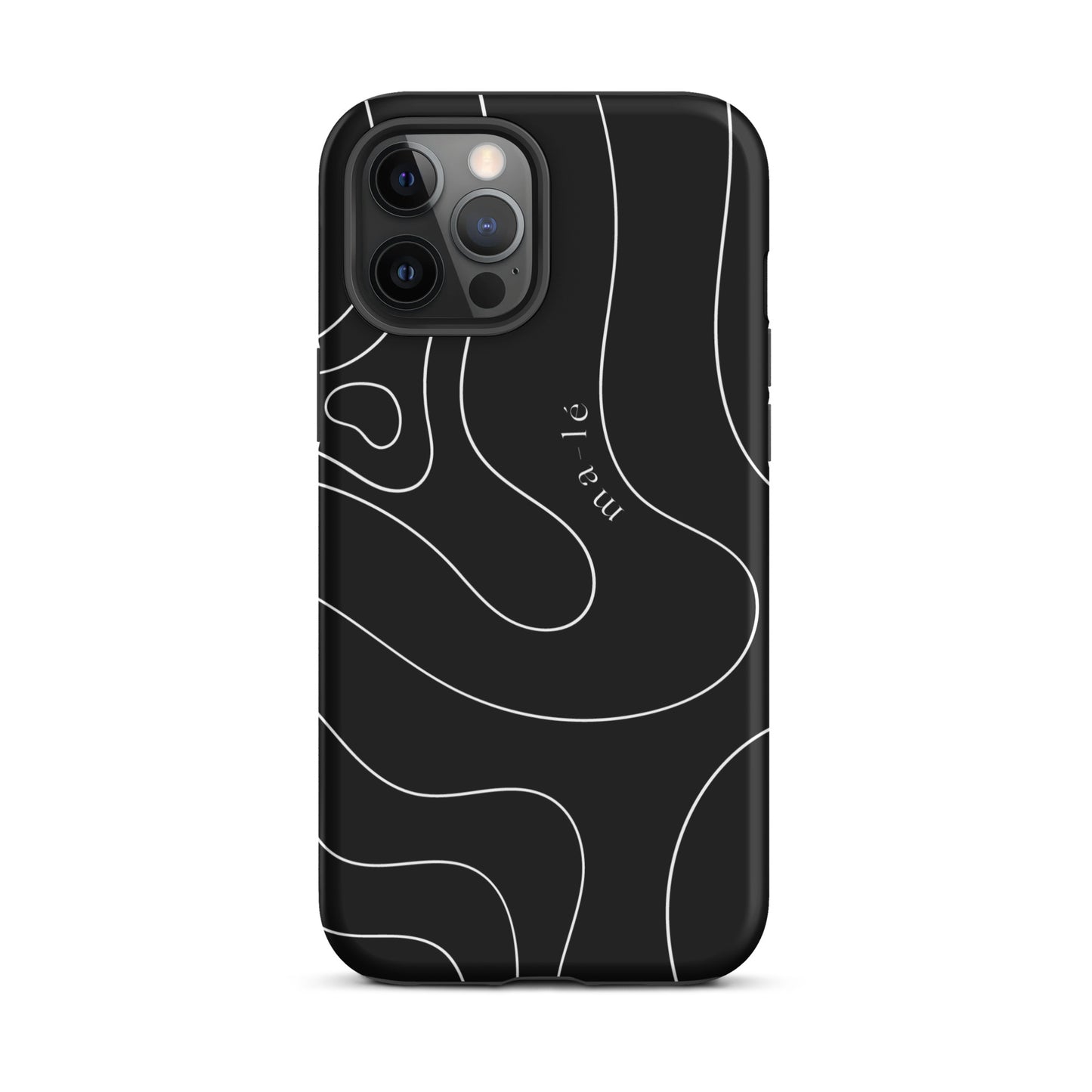 minimal line art phone case