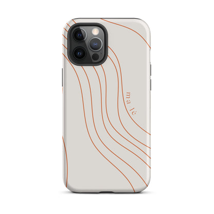 minimal line art phone case