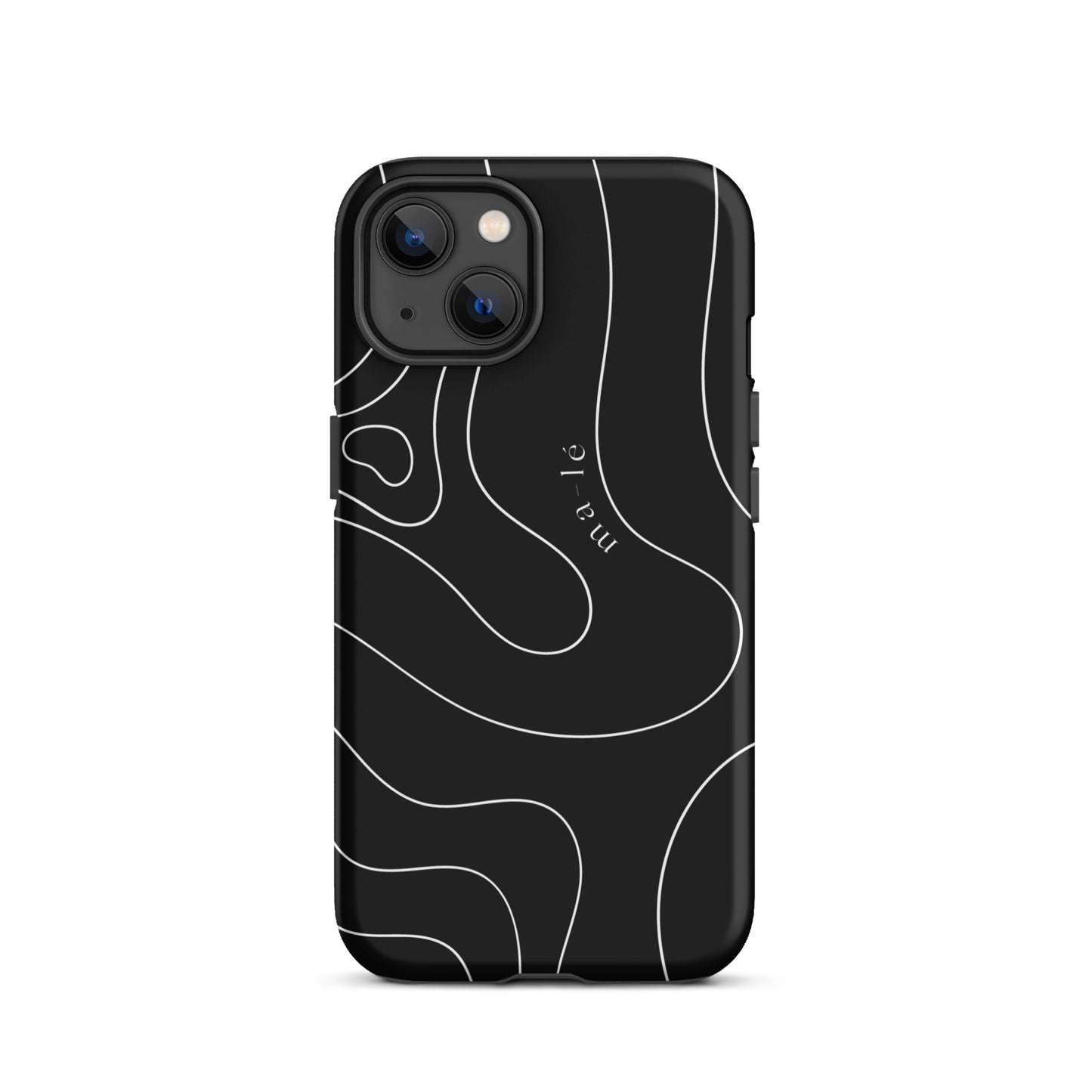 minimal line art phone case