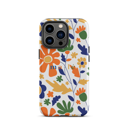 pop flower field phone case