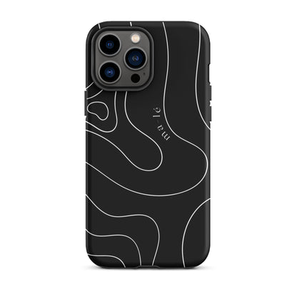 minimal line art phone case