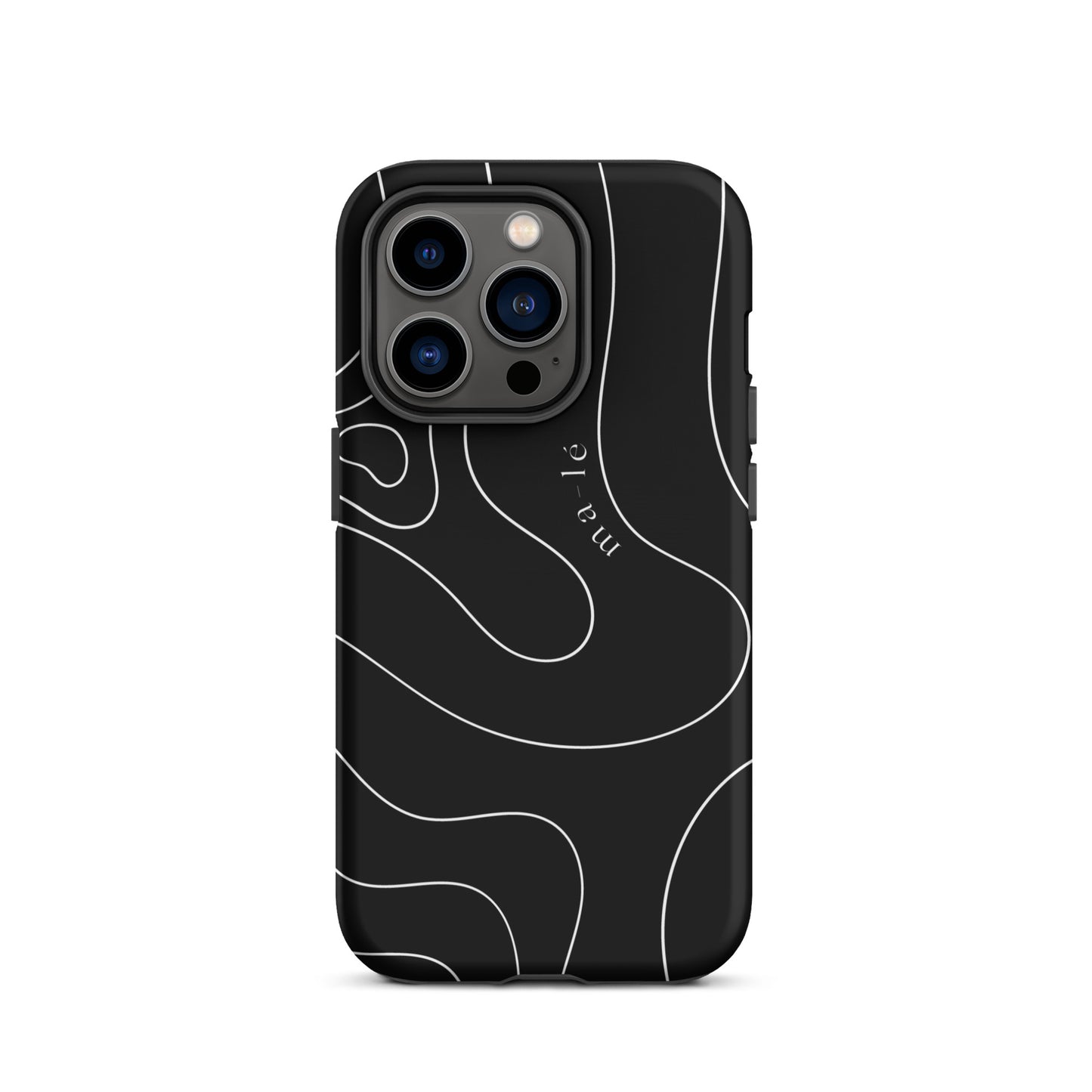 minimal line art phone case