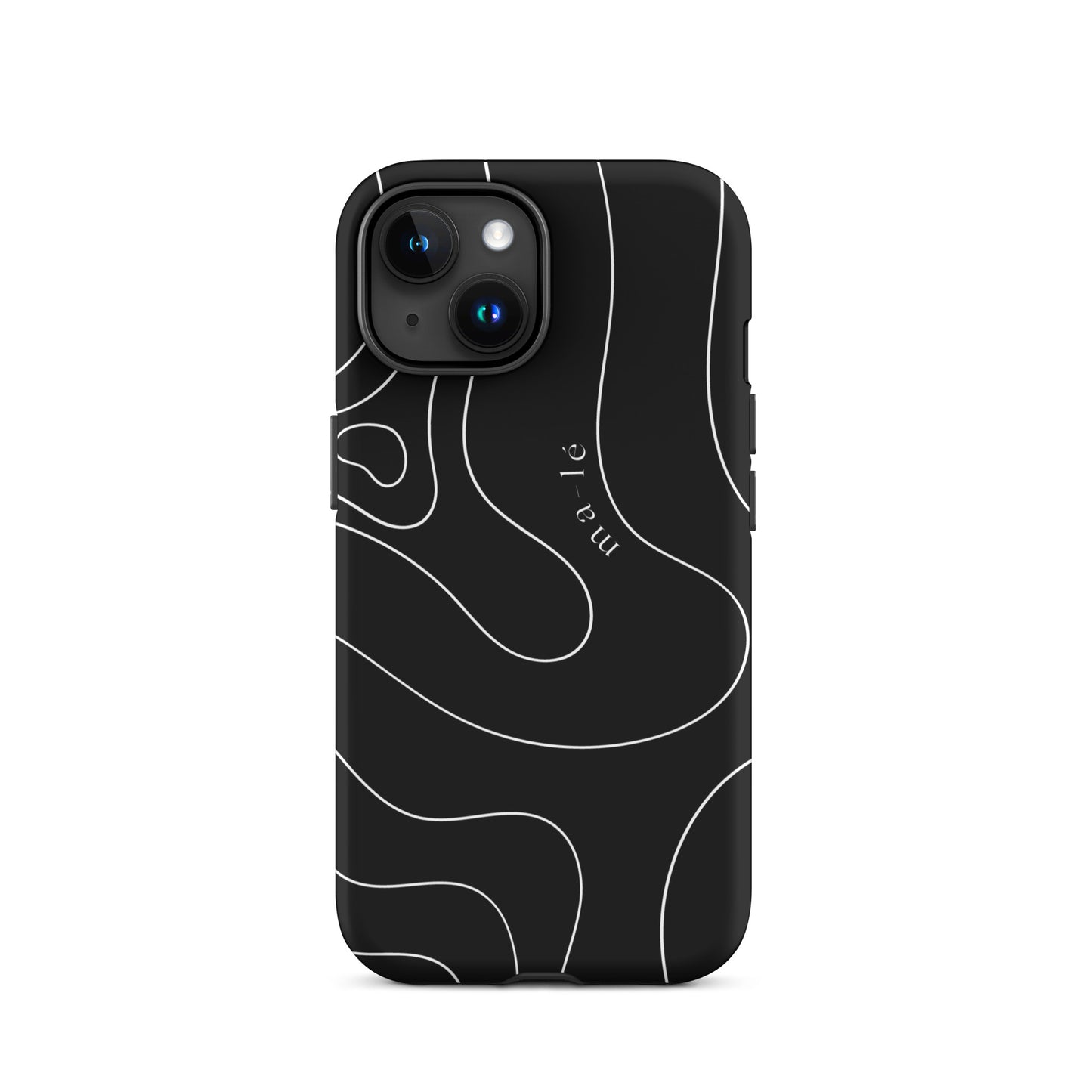 minimal line art phone case