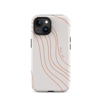 minimal line art phone case