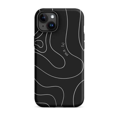 minimal line art phone case