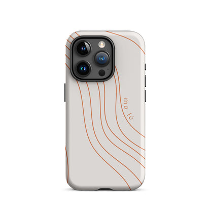 minimal line art phone case