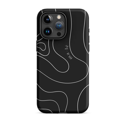 minimal line art phone case