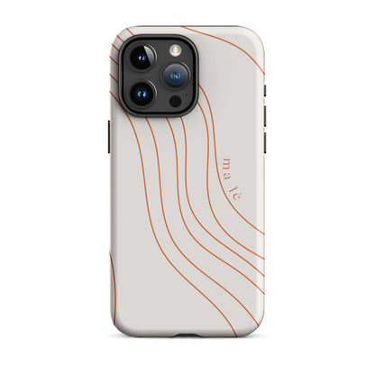 minimal line art phone case