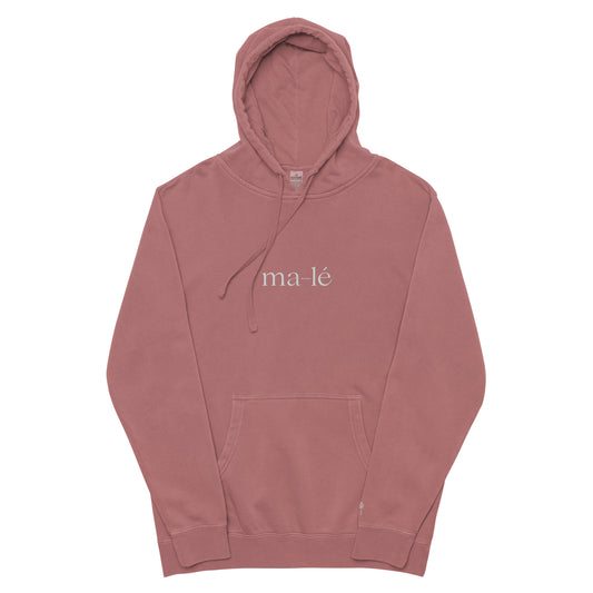 unisex ma-lé signature pigment-dyed hoodie