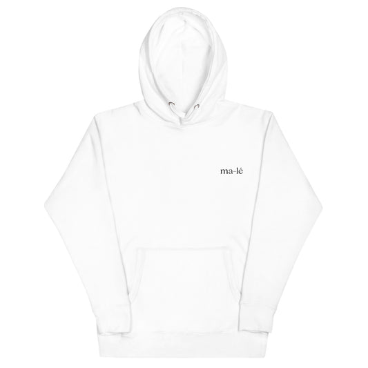 unisex ma-lé signature hoodie