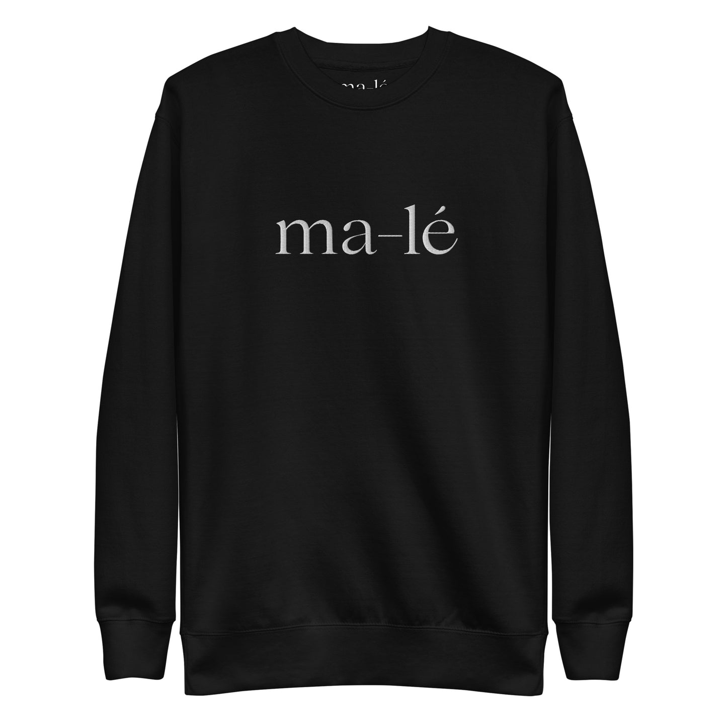 unisex ma-lé signature sweatshirt