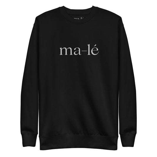 unisex ma-lé signature sweatshirt