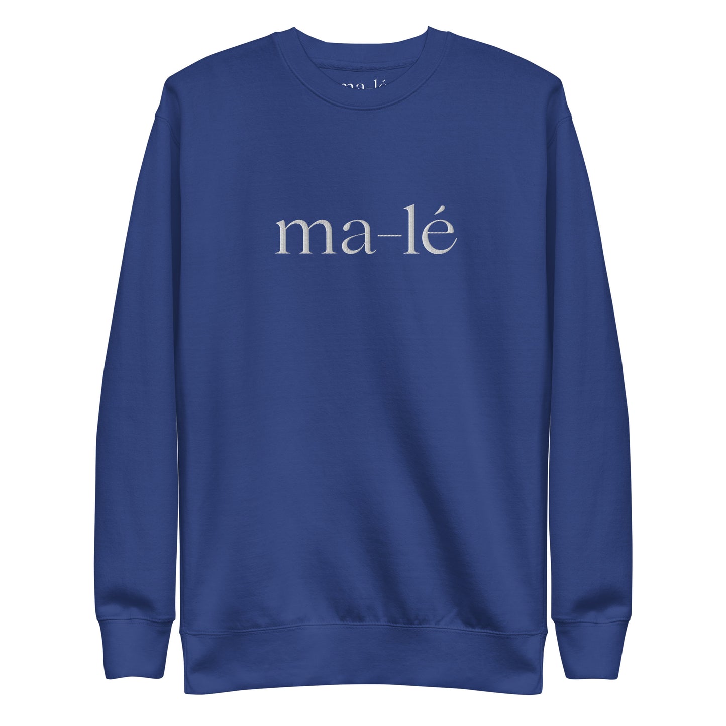 unisex ma-lé signature sweatshirt