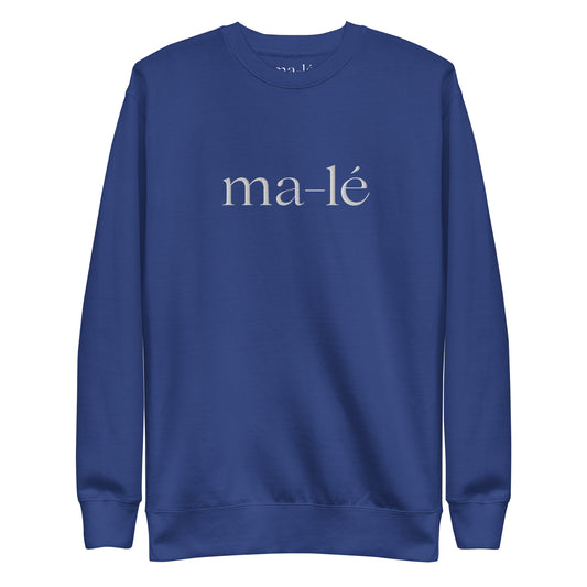 unisex ma-lé signature sweatshirt